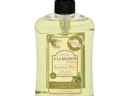 A La Maison French Liquid Soap Rosemary Mint - 16.9 Fl Oz Fashion