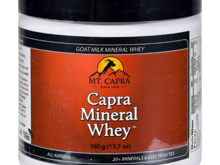 Bernard Jensen Mt. Capra Mineral Whey Powder - 12.7 Oz Supply