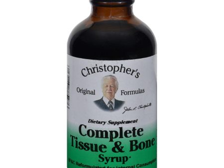 Dr. Christopher s Formulas Complete Tissue And Bone Syrup - 4 Oz Fashion