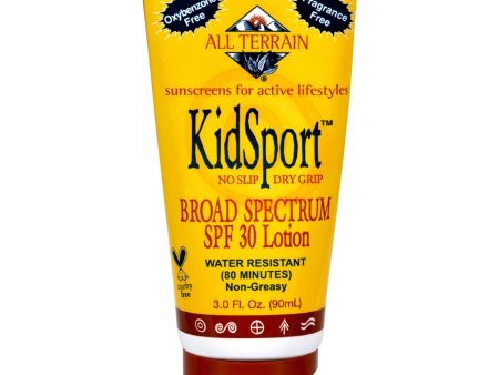 All Terrain Kid Sport Performance Sunscreen Spf 30 - 3 Fl Oz Online now