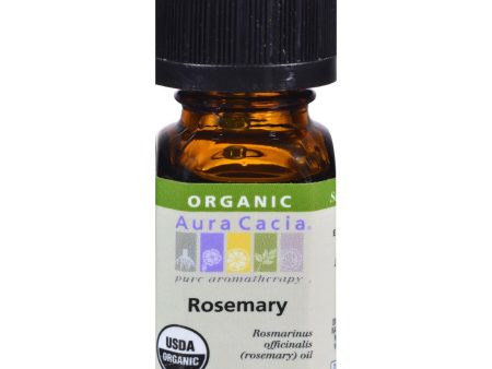 Aura Cacia Organic Essential Oil - Rosemary - .25 Oz Online Sale