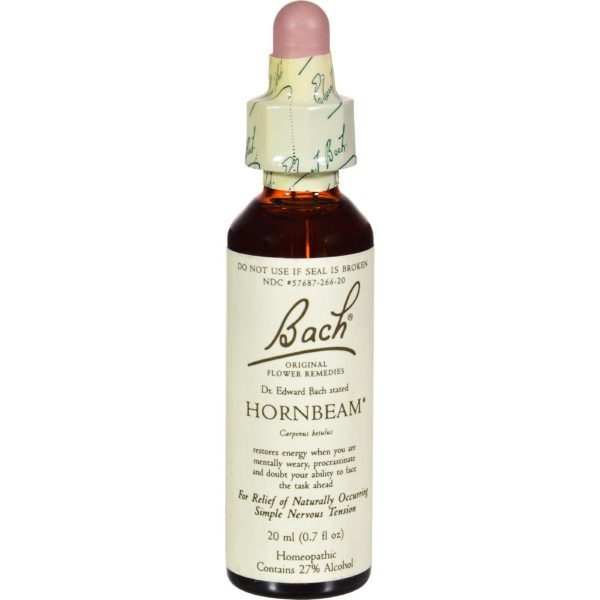 Bach Flower Remedies Essences Hornbeam - 0.7 Fl Oz For Sale