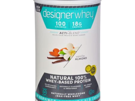 Designer Whey Protein Powder Vanilla Almond - 1.9 Lbs Fashion