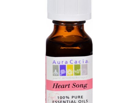 Aura Cacia Pure Essential Oil Heart Song - 0.5 Fl Oz Online Hot Sale