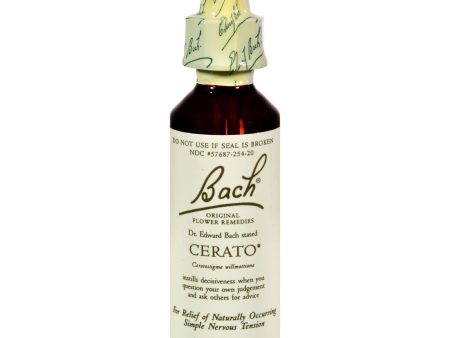 Bach Flower Remedies Essence Cerato - 0.7 Fl Oz Online now