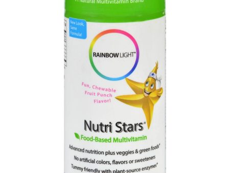 Rainbow Light Nutristars Delicious Fruit Blast - 60 Chewable Tablets Hot on Sale