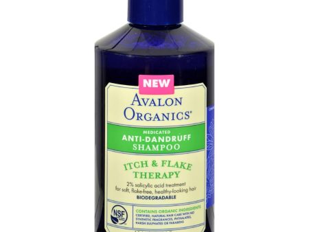 Avalon Active Organics Shampoo - Anti Dandruff - 14 Oz Online now