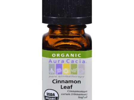 Aura Cacia Organic Cinnamon Leaf - .25 Oz Hot on Sale