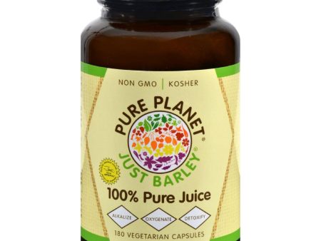 Pure Planet Just Barley - 180 Vegetarian Capsules Online