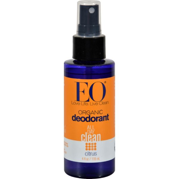 Eo Products Organic Deodorant Spray Citrus - 4 Fl Oz Discount