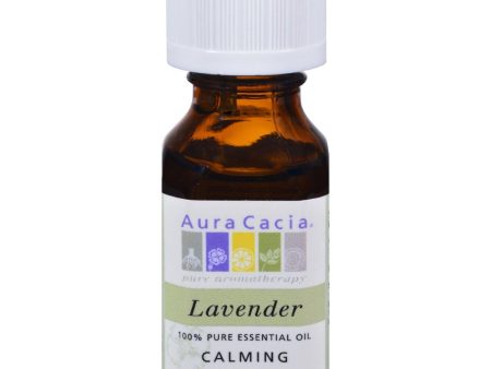 Aura Cacia Pure Essential Oil Lavender - 0.5 Fl Oz Sale