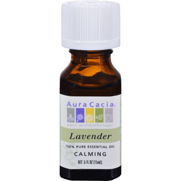 Aura Cacia Pure Essential Oil Lavender - 0.5 Fl Oz Sale