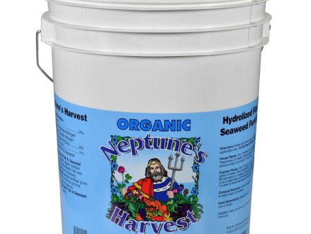 Neptune s Harvest Fish And Seaweed Fertilizer Blend - Blue Label - 5 Gallon Discount