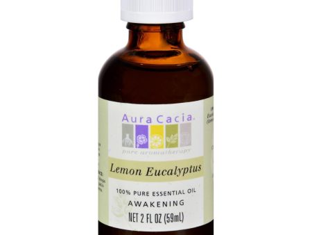 Aura Cacia Essential Oil Lemon Eucalyptus - 2 Fl Oz Cheap