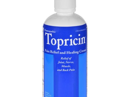 Topricin Anti-inflammatory Pain Relief And Healing Cream - 8 Oz on Sale