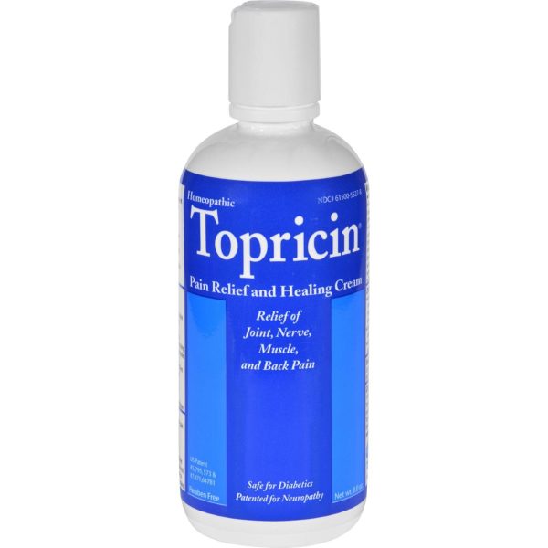 Topricin Anti-inflammatory Pain Relief And Healing Cream - 8 Oz on Sale