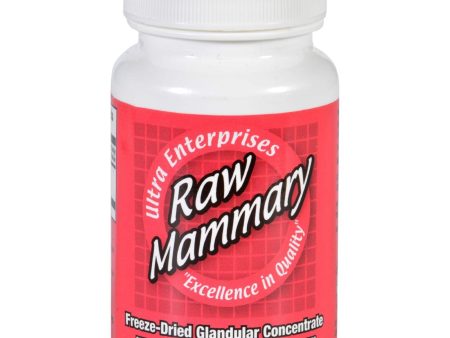 Ultra Glandulars Mammary - Raw - 60 Tablets Supply