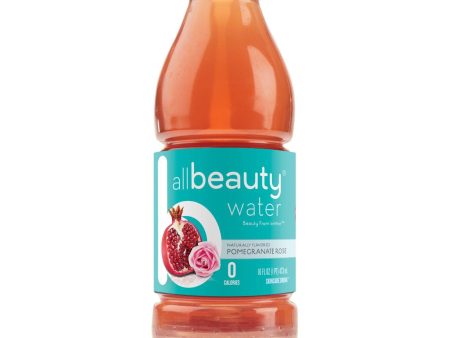 All Beauty Water Skincare Drink - Pomegranate Rose - 16 Oz - Case Of 12 Online Sale