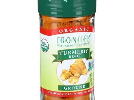 Frontier Herb Turmeric Root - Organic - Ground - 1.41 Oz Online now