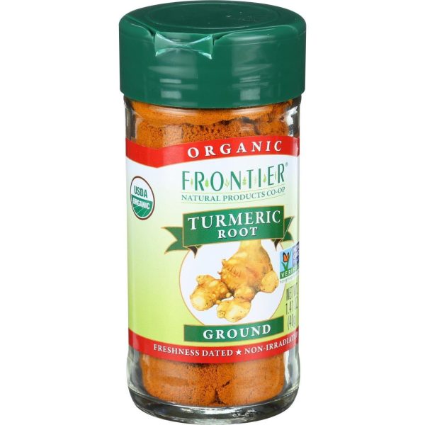 Frontier Herb Turmeric Root - Organic - Ground - 1.41 Oz Online now