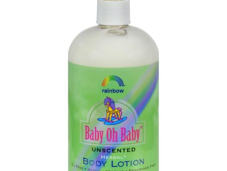 Rainbow Research Body Lotion - Herbal - Baby - Unscented - 16 Fl Oz Online now