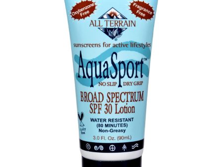 All Terrain Aquasport Spf 30 Sunscreen - 3 Fl Oz For Sale