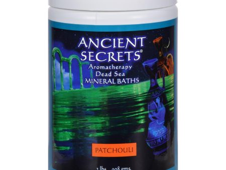 Ancient Secrets Aromatherapy Dead Sea Mineral Baths Patchouli - 2 Lbs Discount