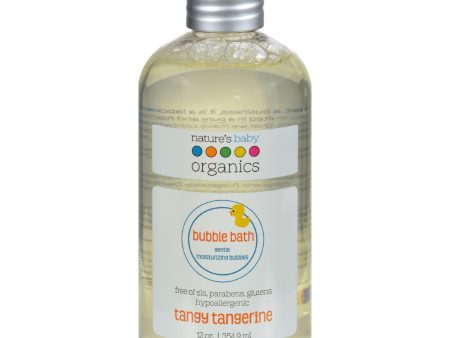 Natures Baby Organics Bubble Bath - Moisturizing - Tangy Tangerine - 12 Oz Online Sale