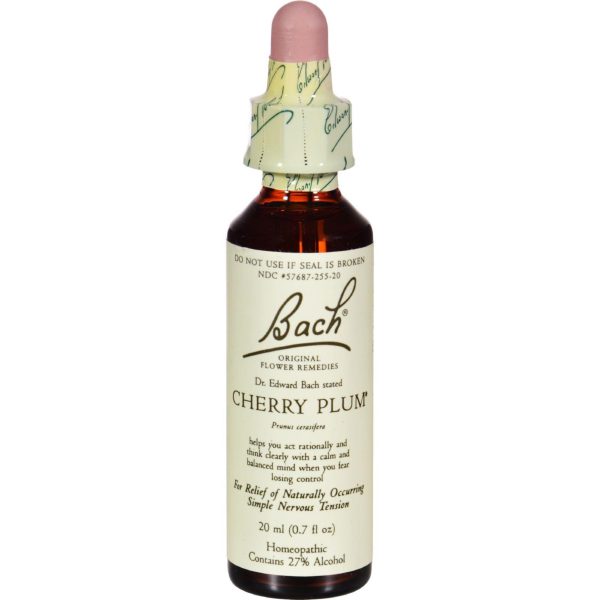 Bach Flower Remedies Essence Cherry Plum - 0.7 Fl Oz on Sale