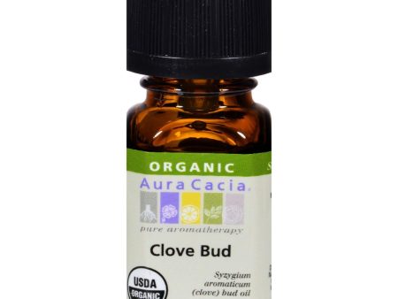 Aura Cacia Organic Essential Oil - Clove Bud - .25 Oz Discount