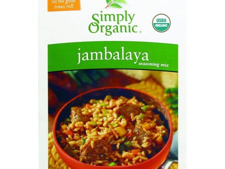 Simply Organic Seasoning Mix - Organic - Jambalaya - .74 Oz - Case Of 12 Cheap