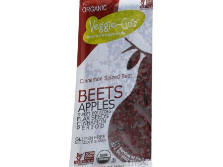 Veggie Gos Organic Snack - Cinnamon Spiced Beet - .42 Oz Bars - Case Of 20 Hot on Sale