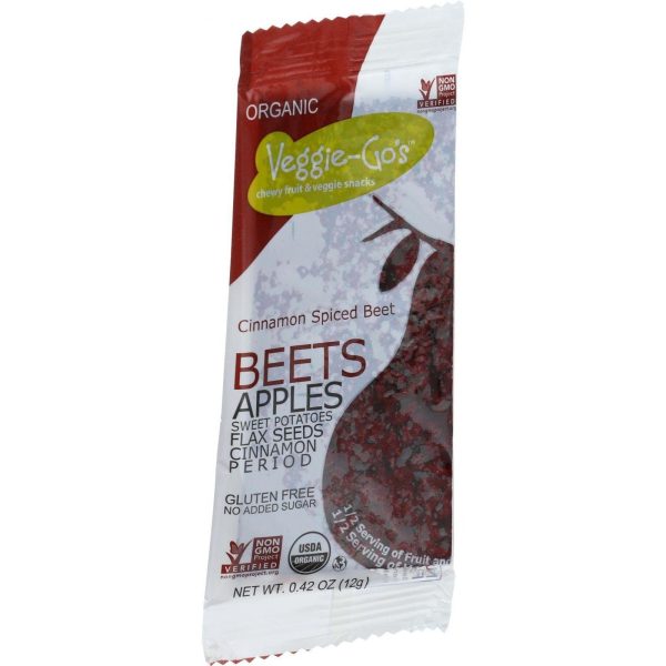 Veggie Gos Organic Snack - Cinnamon Spiced Beet - .42 Oz Bars - Case Of 20 Hot on Sale