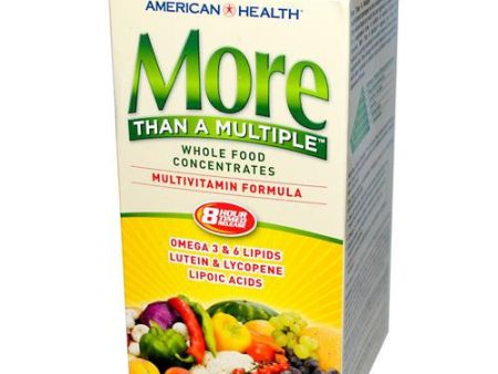 American Health More Than A Multiple Multivitamin Formula - 120 Tablets on Sale