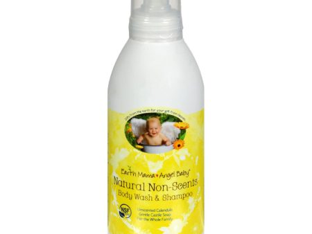 Earth Mama Angel Baby Shampoo And Body Wash - Organic Unscented - 34 Oz For Cheap