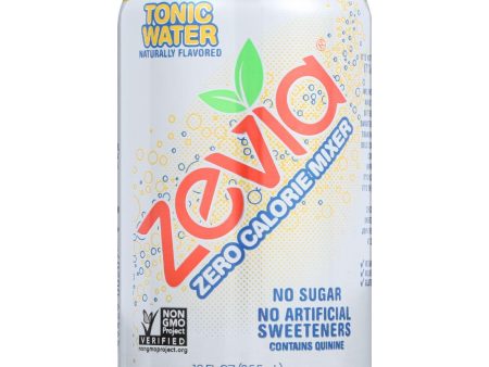 Zevia Soda - Zero Calorie - Tonic Water - 6-12 Oz - Case Of 4 Hot on Sale