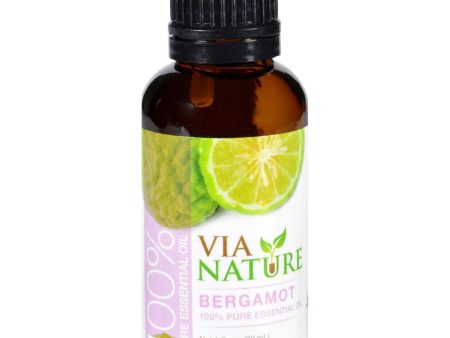 Via Nature Essential Oil - 100 Percent Pure - Bergamot - 1 Fl Oz Online