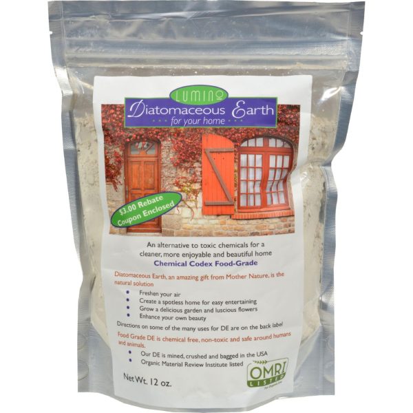 Lumino Diatomaceous Earth For Your Home - 12 Oz For Cheap