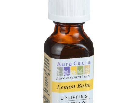 Aura Cacia Precious Essentials - Lemon Balm - .5 Oz Supply