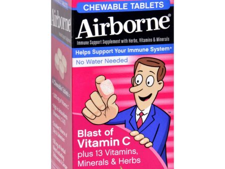 Airborne Chewable Tablets With Vitamin C - Berry - 32 Tablets Online Hot Sale