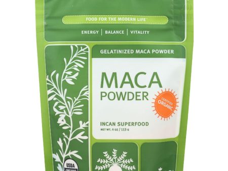 Navitas Naturals Maca Powder - Organic - Gelatinized - 4 Oz - Case Of 12 Online Hot Sale