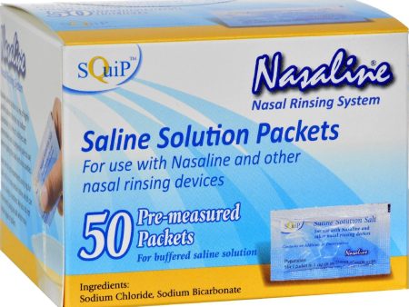 Squip Products Nasaline Salt Pre-measured Packets - 50 Packets Discount