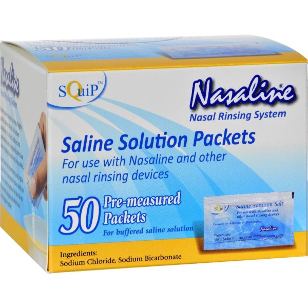 Squip Products Nasaline Salt Pre-measured Packets - 50 Packets Discount