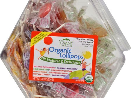 Yummy Earth Counter Top Bin Lollipops Assorted Flavors - 30 Oz Supply