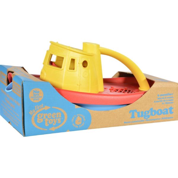 Green Toys Tug Boat - Yellow Supply