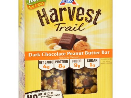 Atkins Harvest Trail Bar - Dark Chocolate Peanut Butter - 1.3 Oz - 5 Count Fashion