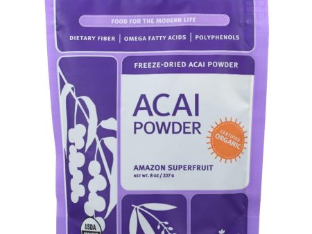 Navitas Naturals Acai Powder - Organic - Freeze-dried - 8 Oz - Case Of 12 Online