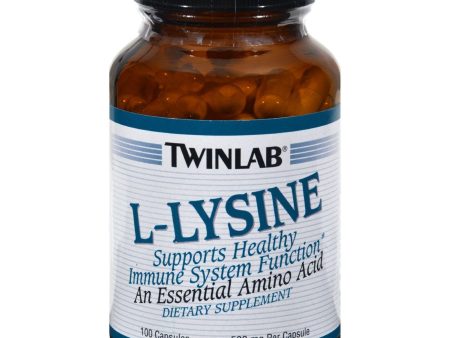 Twinlab L-lysine - 500 Mg - 100 Capsules Sale