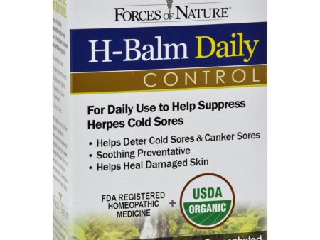 Forces Of Nature Organic H-balm Daily Control - 11 Ml For Discount