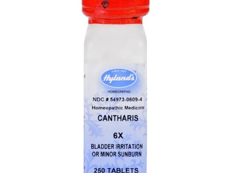 Hylands Homeopathic Cantharis 6x - 250 Tablets Cheap